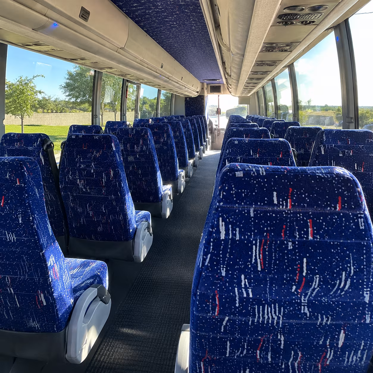 Charter Bus Interior