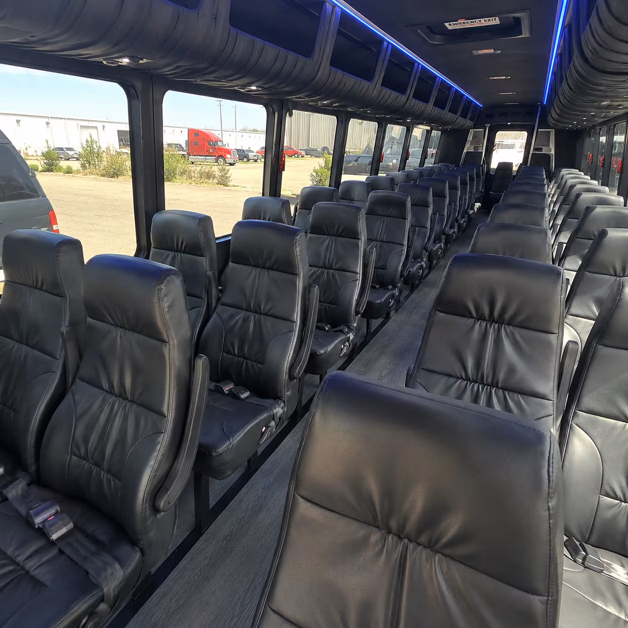 Arlington Airport Shuttle & Transportation party bus exterior