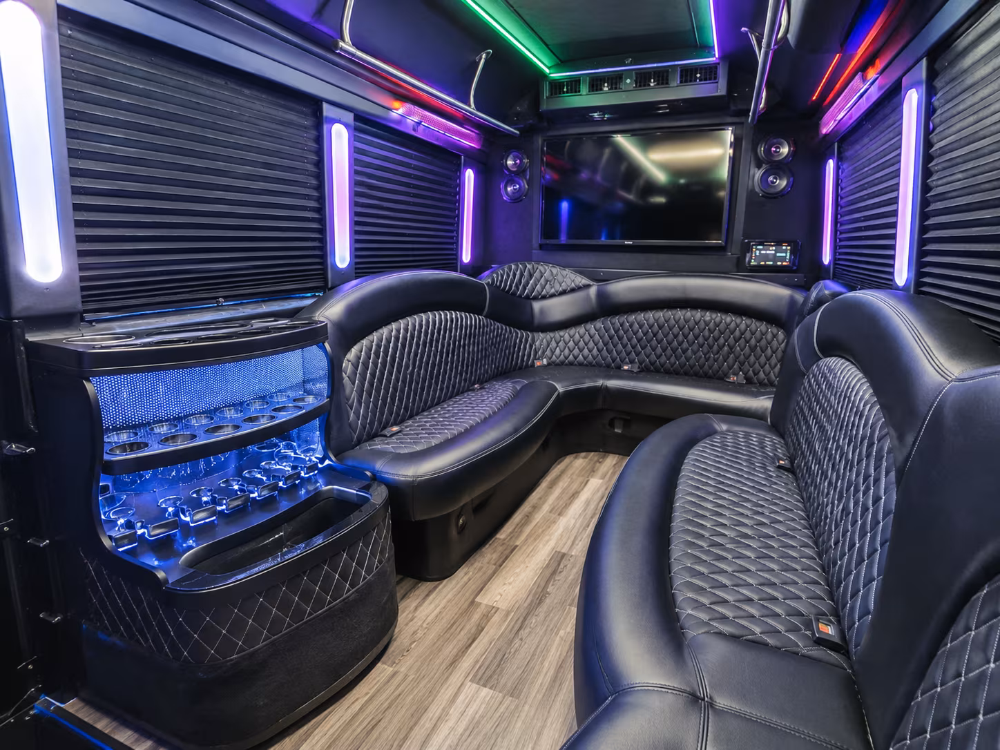 Arlington Concert & Music Festival Transportation party bus exterior