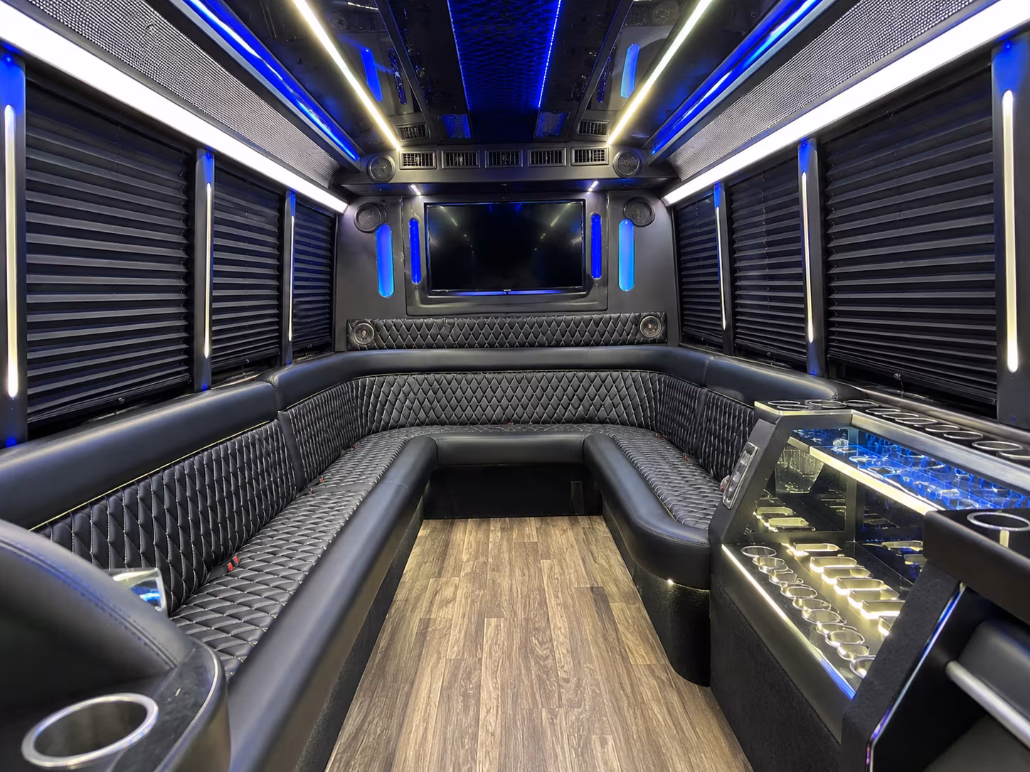 Arlington Concert & Music Festival Transportation party bus exterior