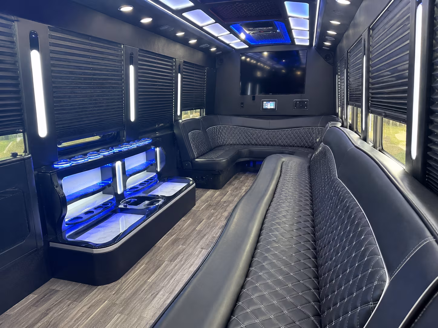 Arlington Concert & Music Festival Transportation party bus exterior