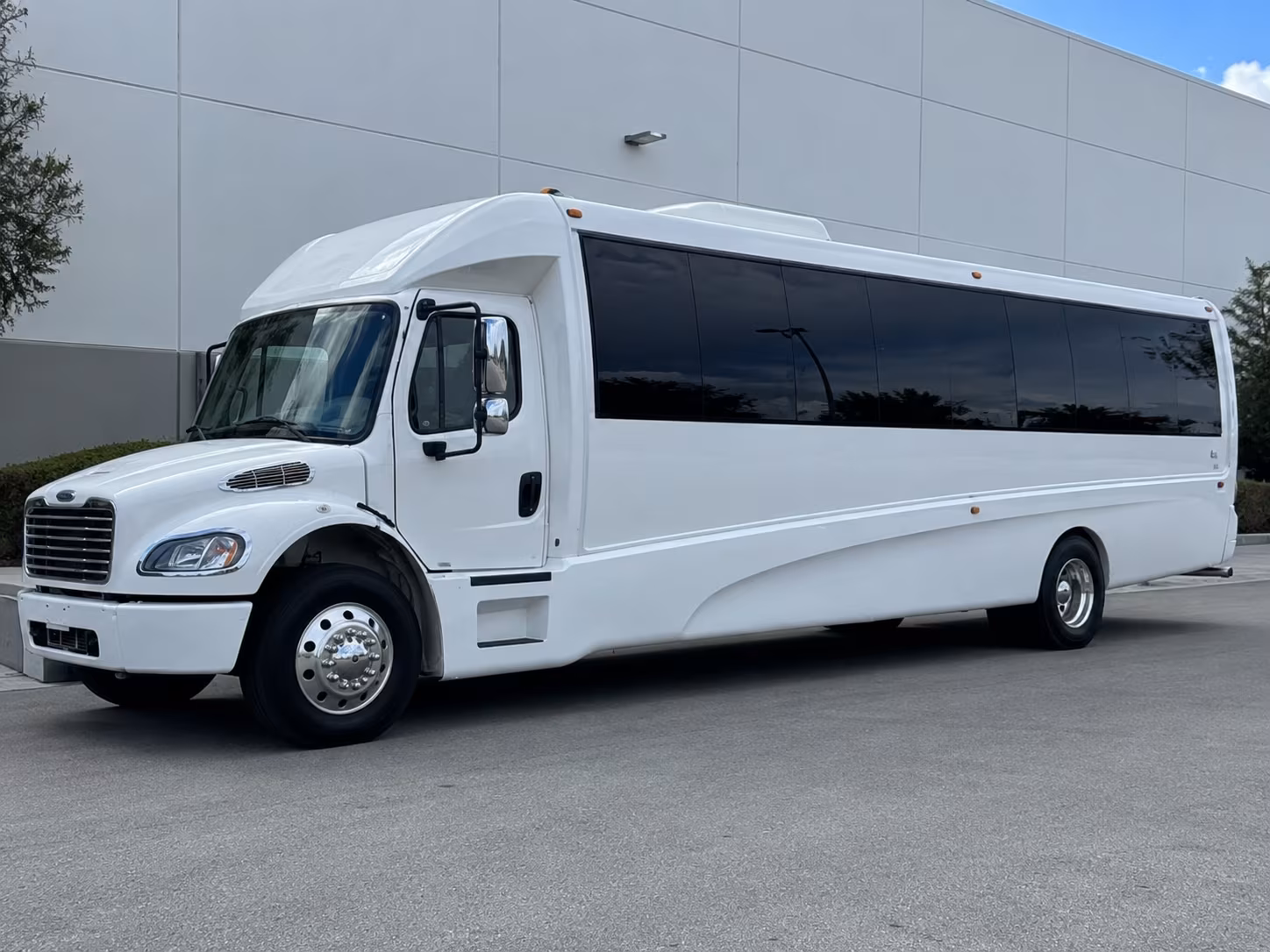 Arlington Private Event Transportation party bus exterior