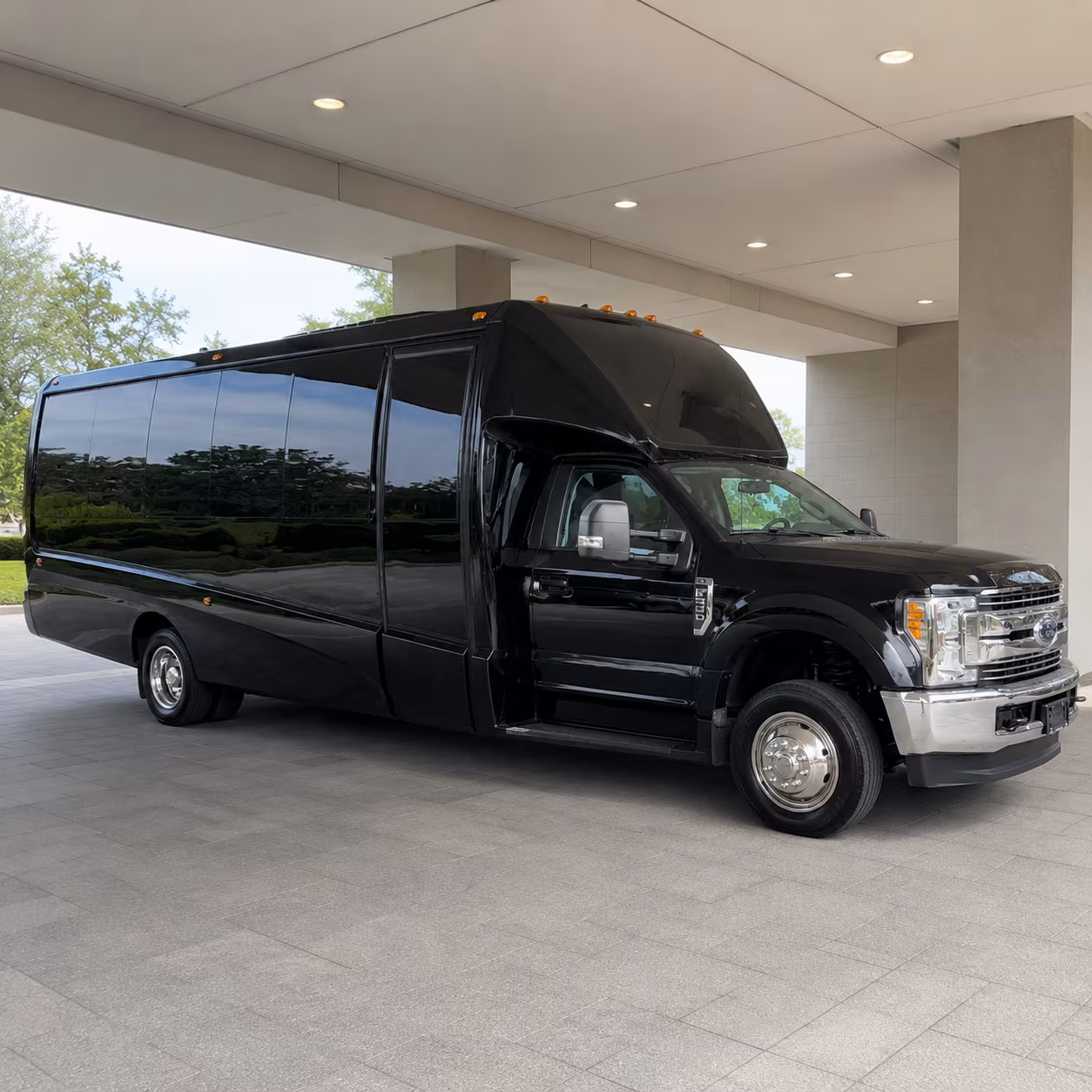 Arlington Prom & Homecoming Transportation party bus exterior