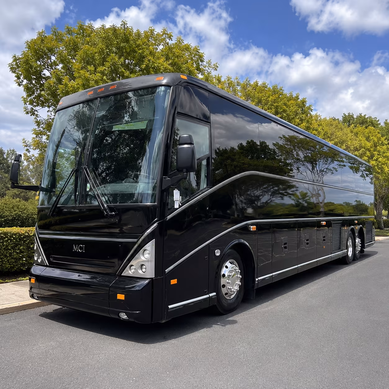 Arlington School Event Transportation party bus interior
