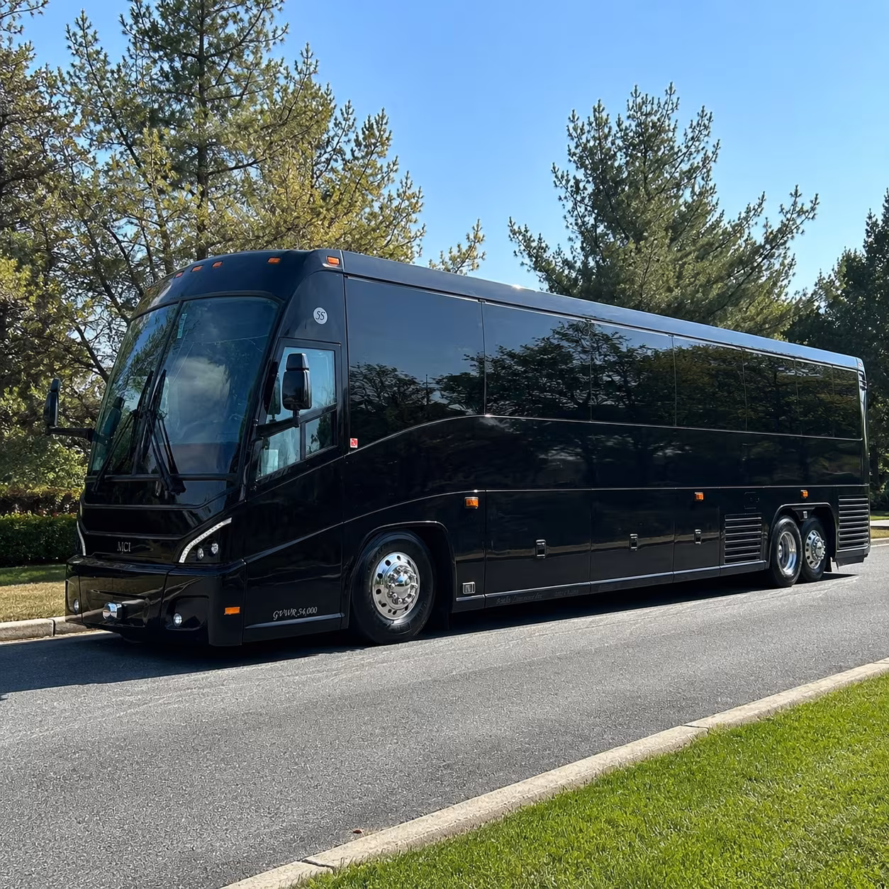 Arlington School Event Transportation party bus exterior