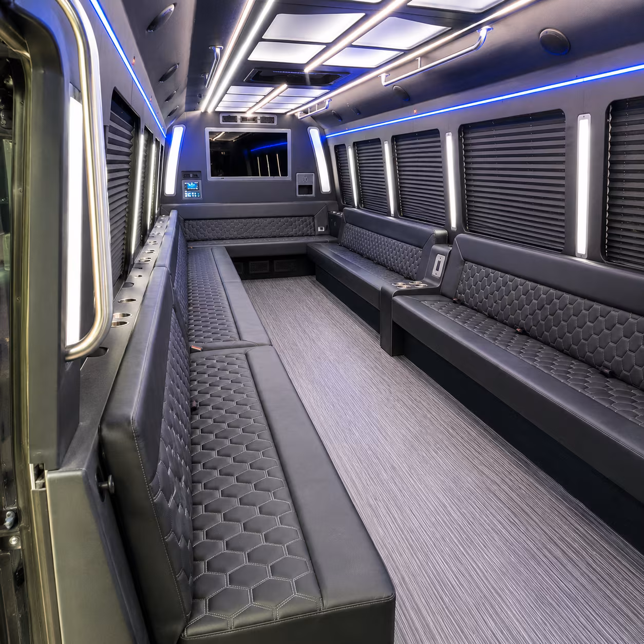 Arlington Sporting Event Transportation party bus exterior