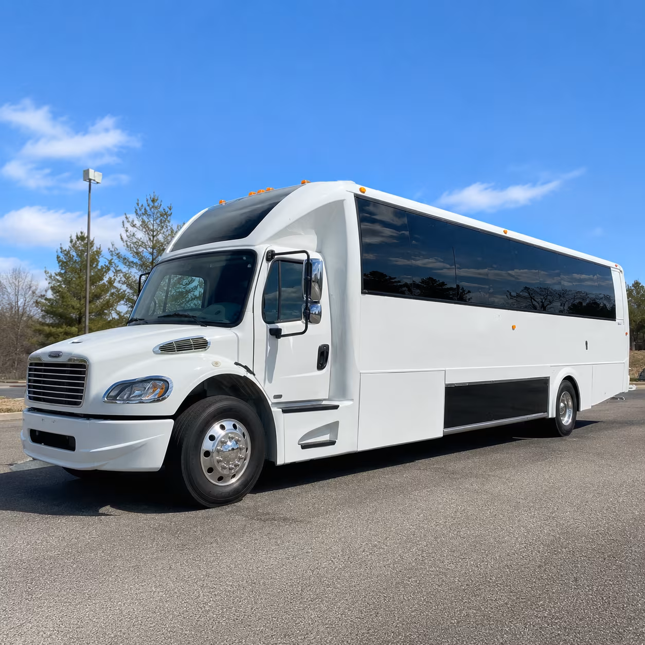 Arlington Sporting Event Transportation party bus exterior