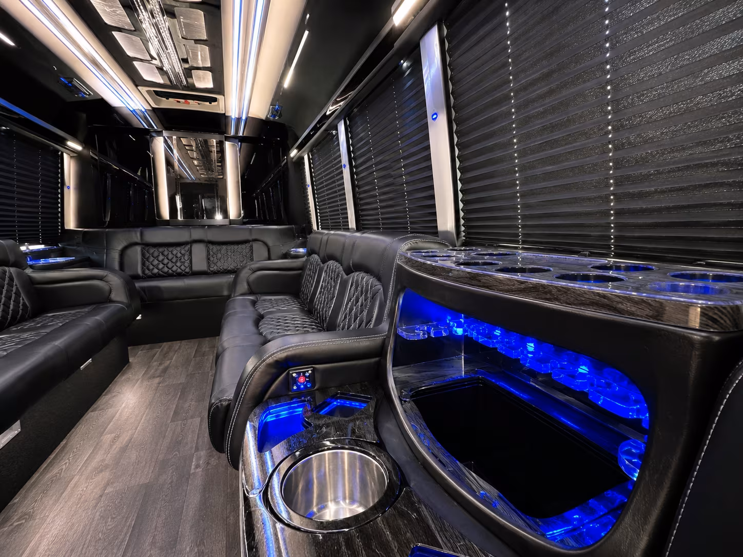 Arlington Sporting Event Transportation onboard seating