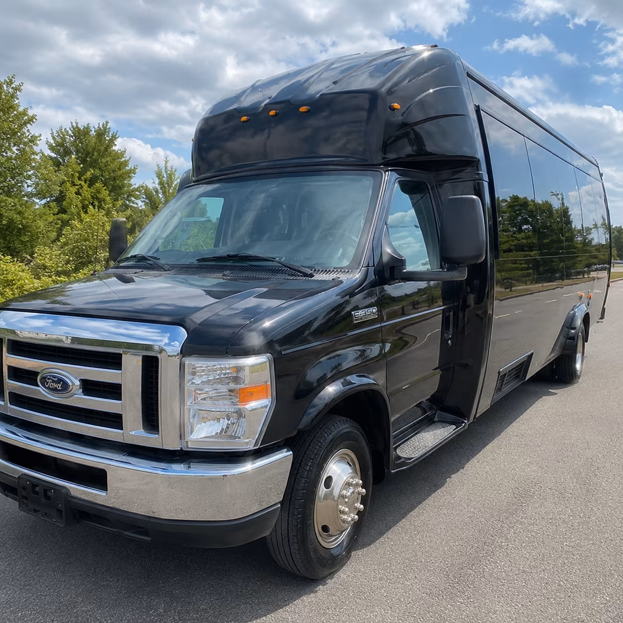 Arlington Sporting Event Transportation party bus exterior