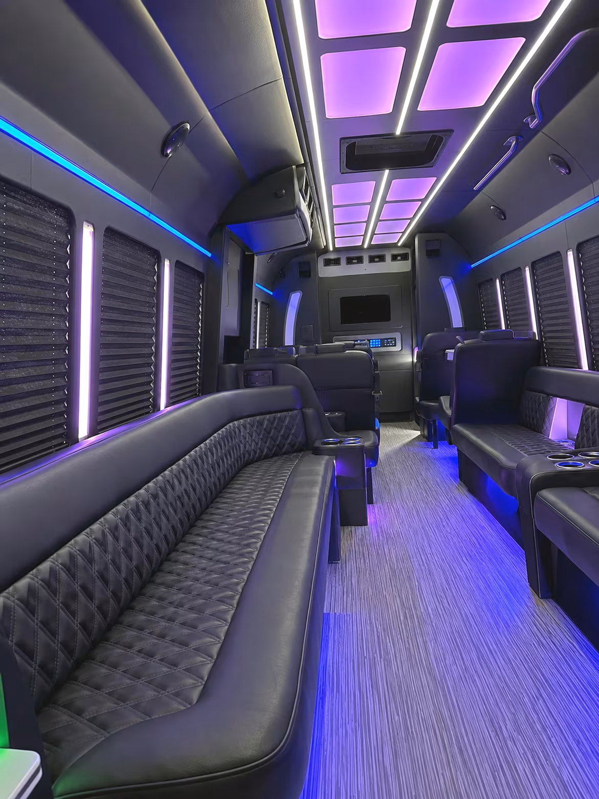 Arlington Wedding Transportation onboard seating