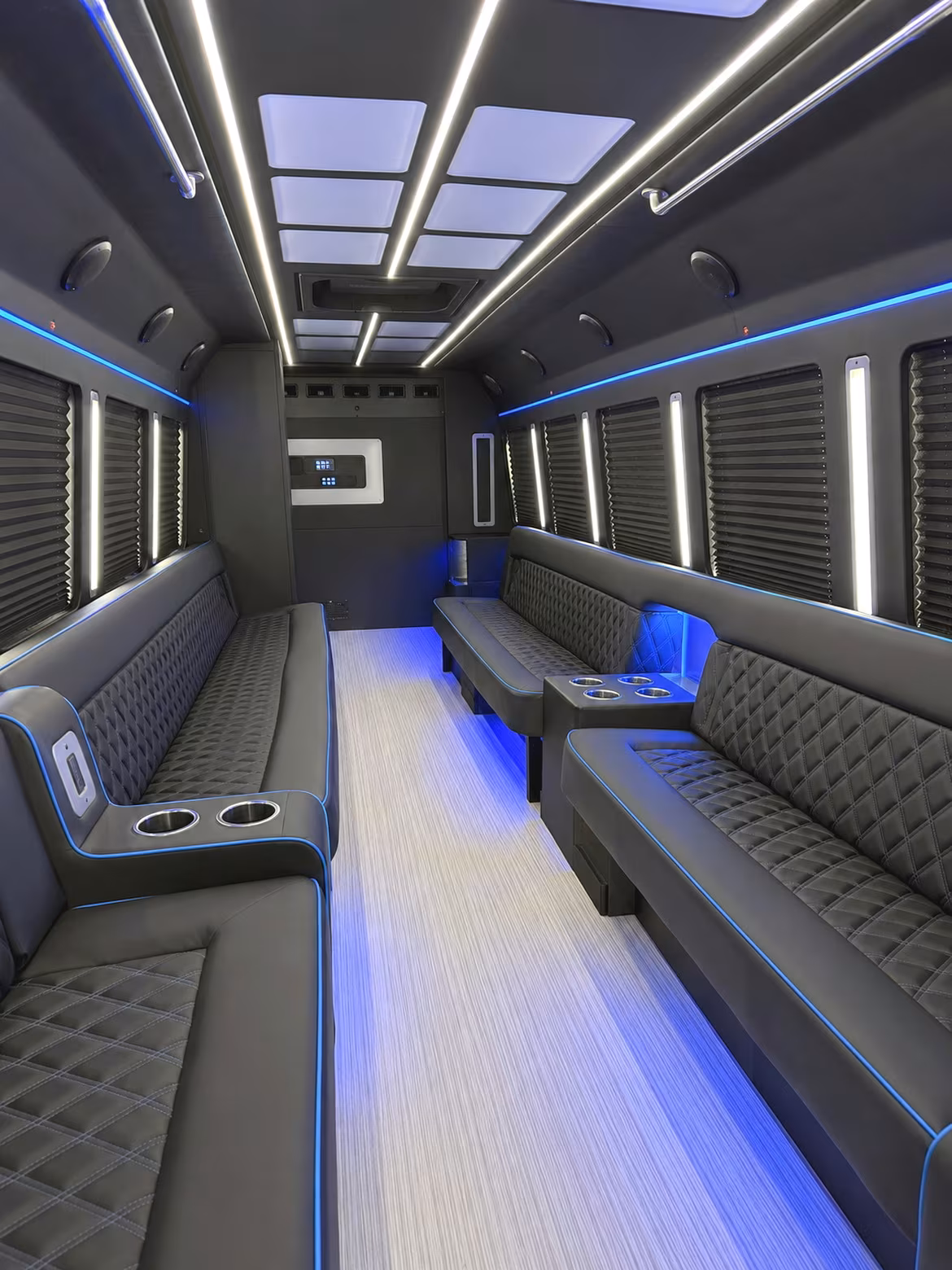 Arlington Winery Tour & Pub Crawl Transportation party bus interior