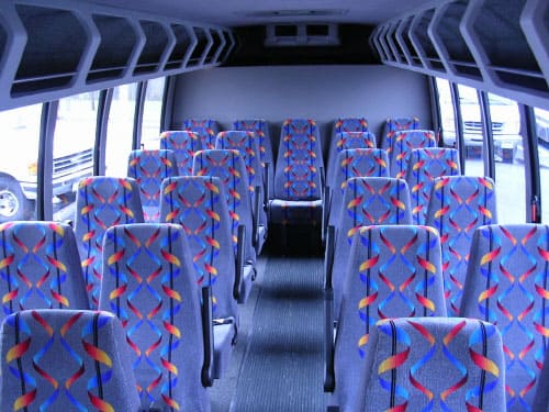 Fort Worth 15-35 Passenger Minibuses Interior