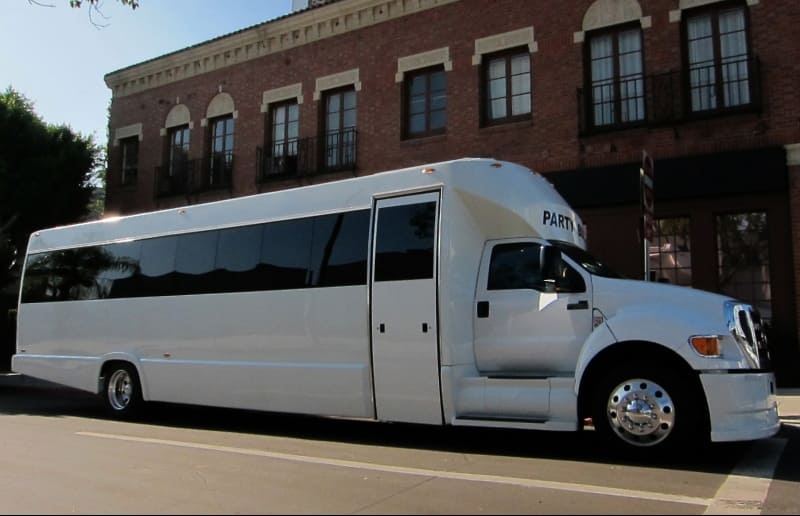 Euless 30 Passenger Party Bus White